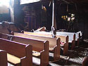 Friedens Evangelical Church after the fire