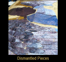 Dismantles pieces